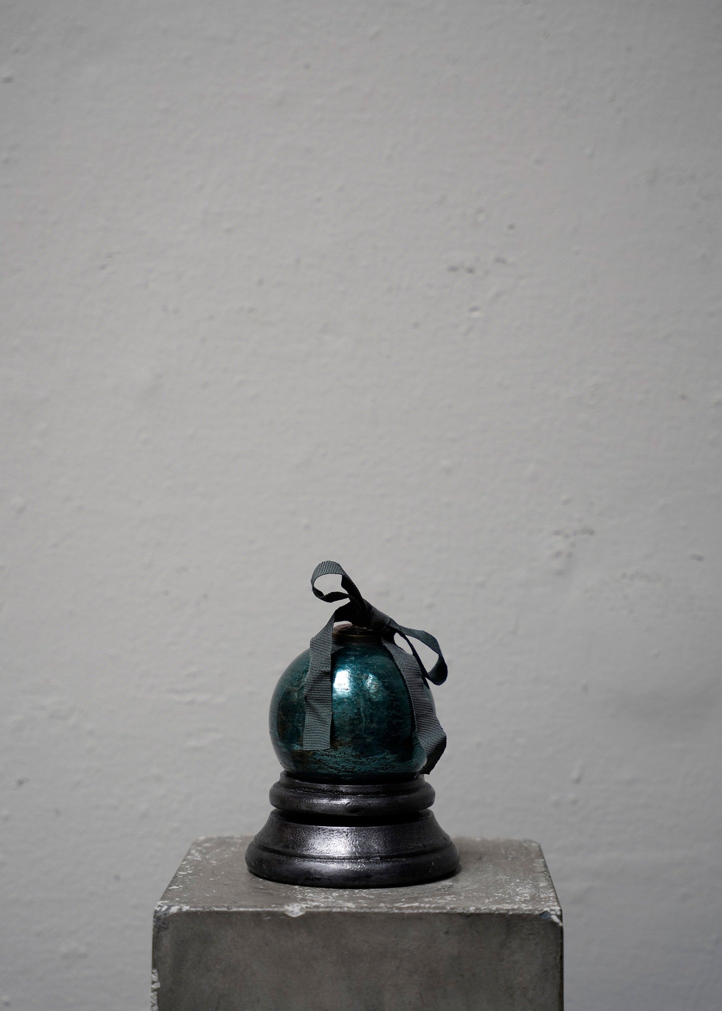 Enameled Bauble Peacock - Small