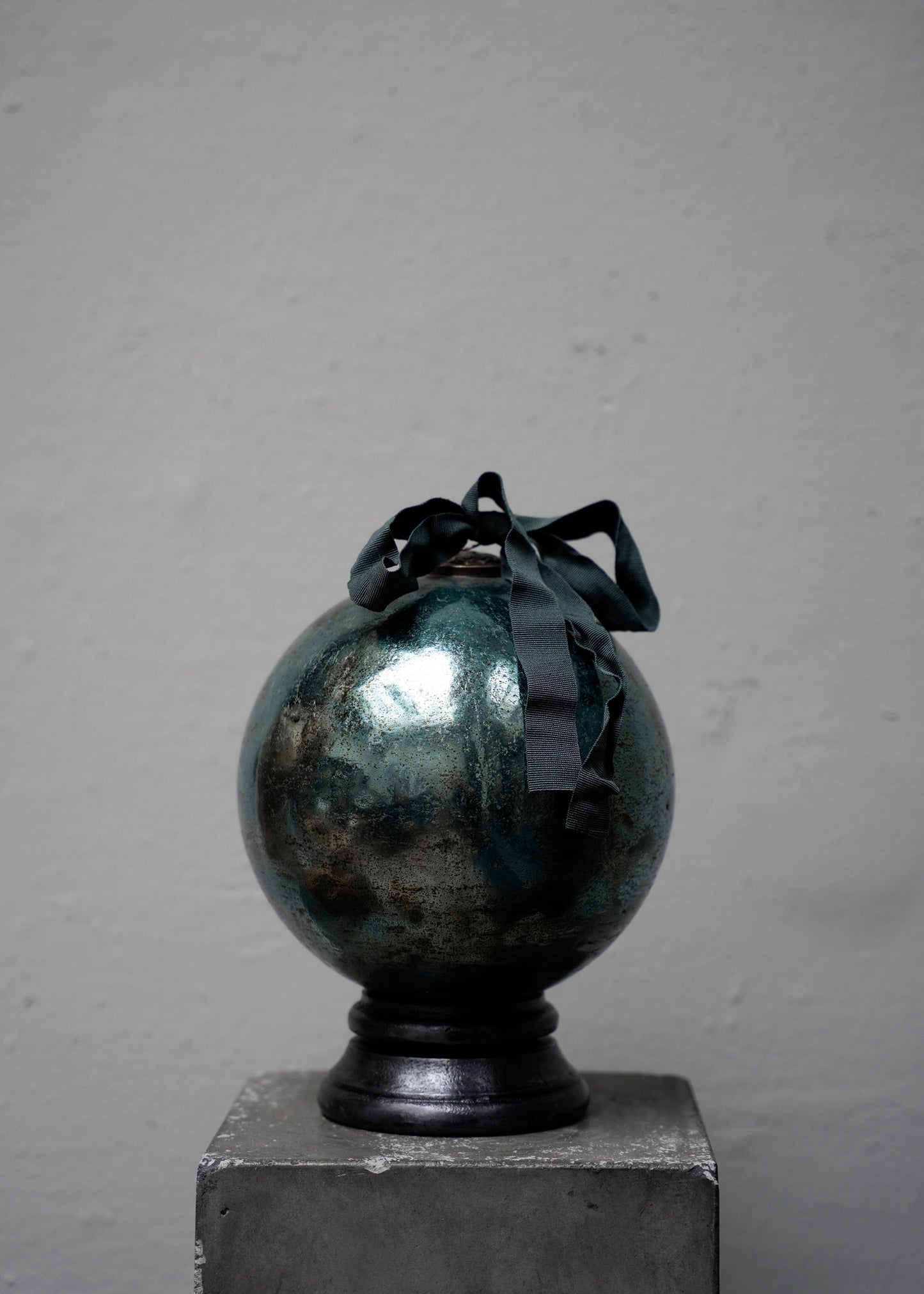 Enameled Bauble Peacock - Large