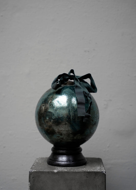 Enameled Bauble Peacock - Large