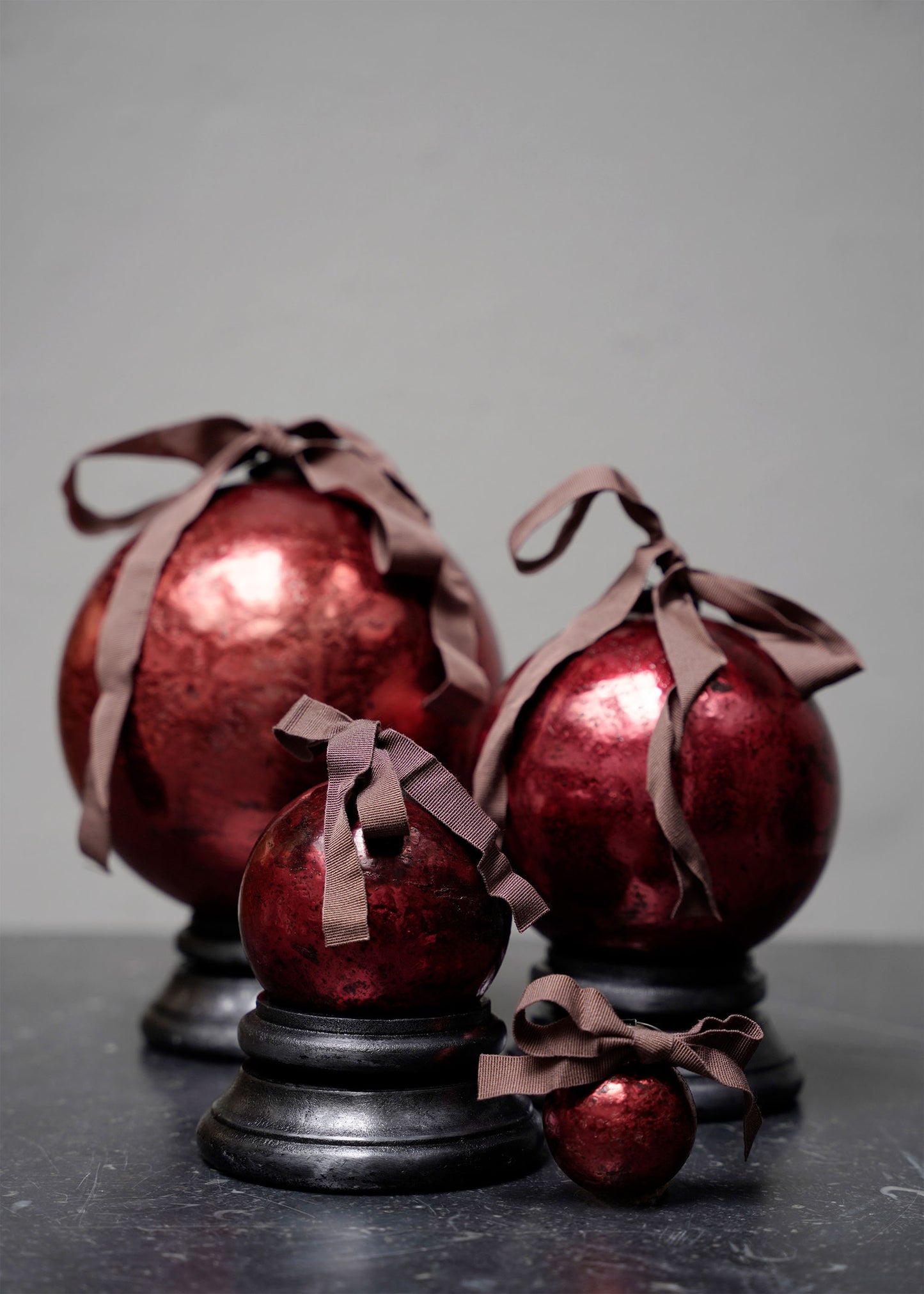 Enameled Bauble Red - Medium