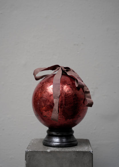 Enameled Bauble Red - Large