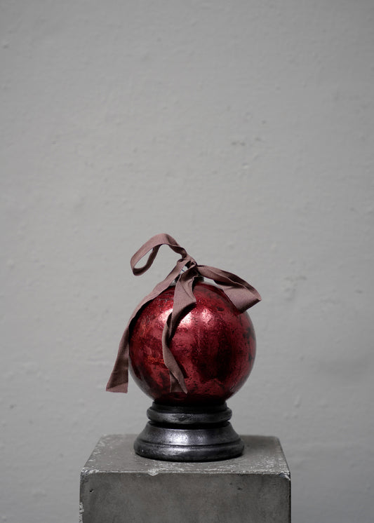 Enameled Bauble Red - Medium