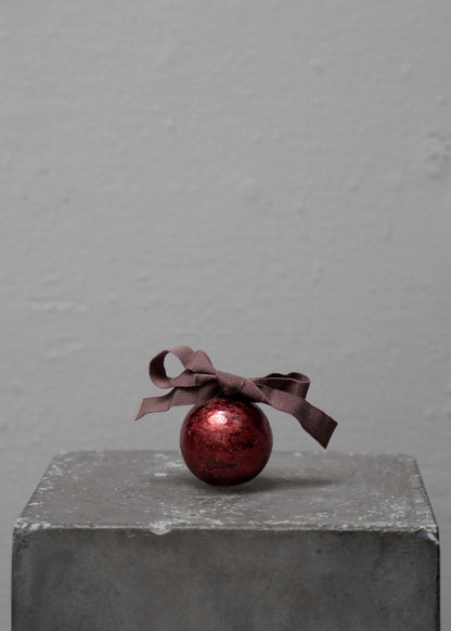 Enameled Bauble Red - X-Small