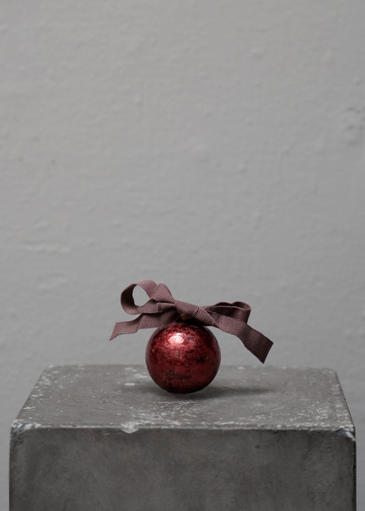 Enameled Bauble Red - X-Small