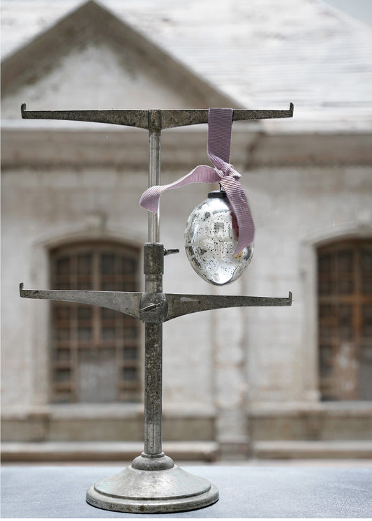 Bauble #8 Silver Oval Shaped