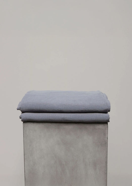 Linen Bedspread - Denim