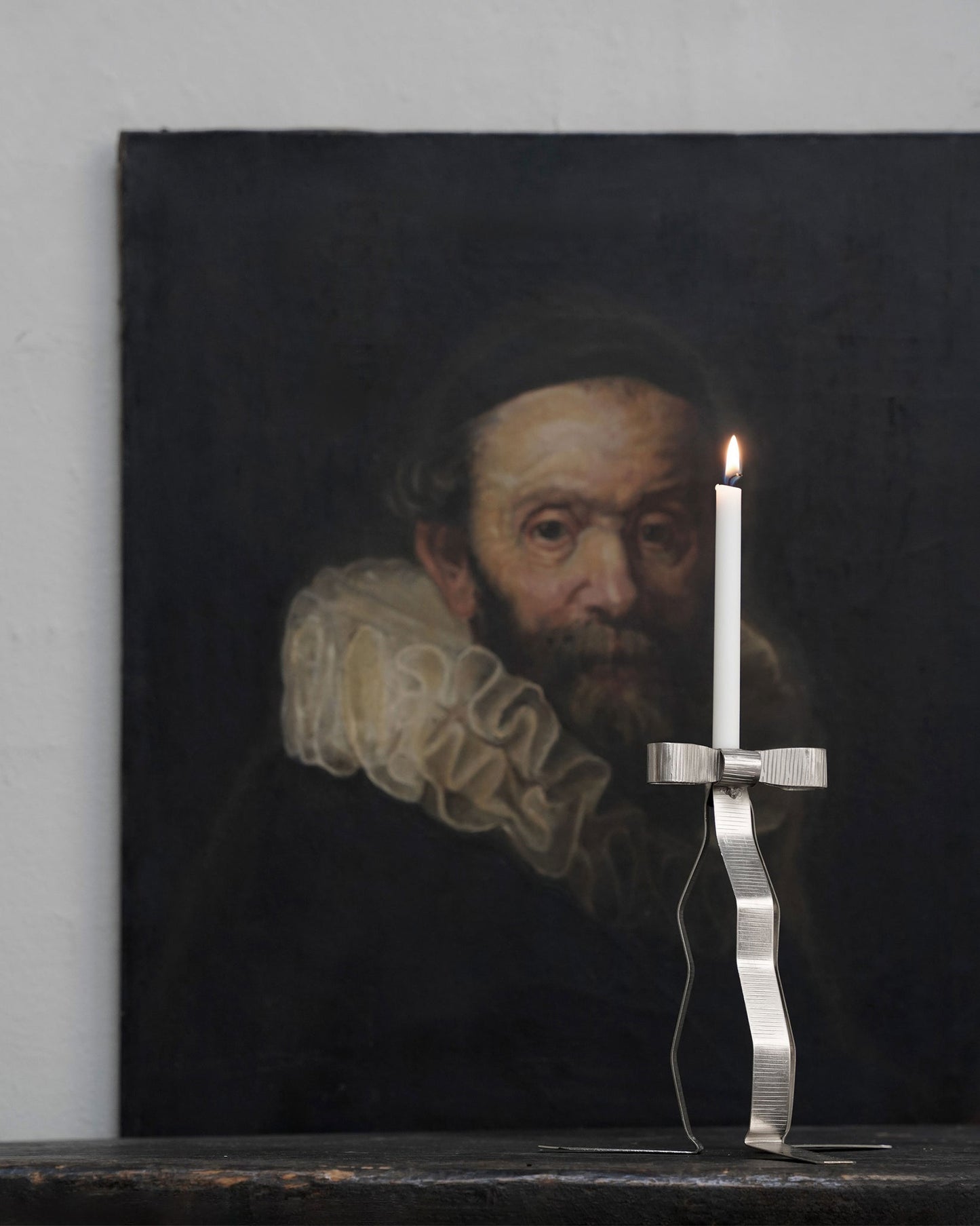 Kerzenhalter mit Schleife