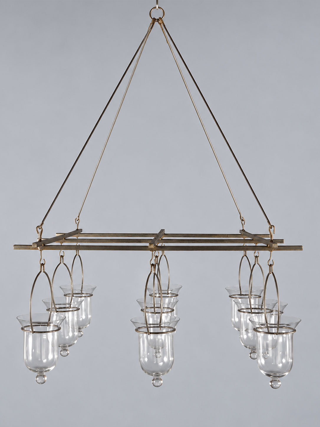 Wrought Iron Candle Chandelier