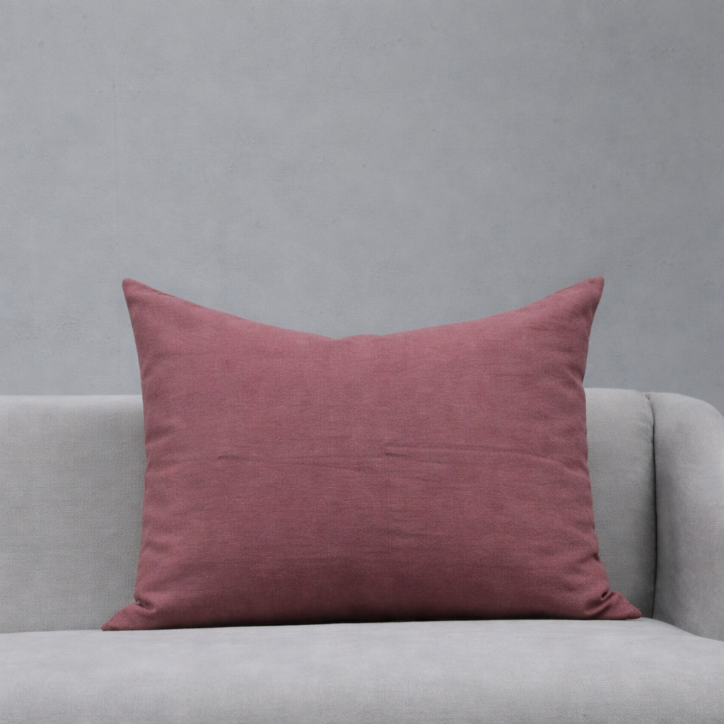 LINEN CUSHION COVER LARGE - PAPRIKA
