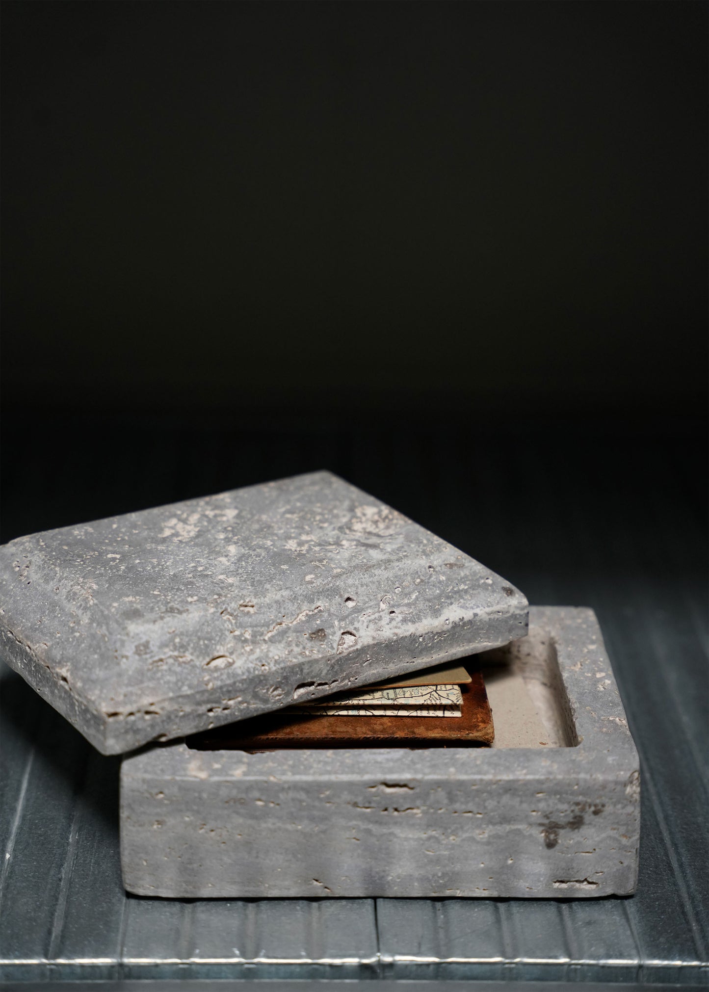 Chest in Travertine