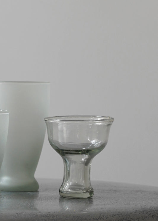 Clear glassware coupe by Oliver Gustav
