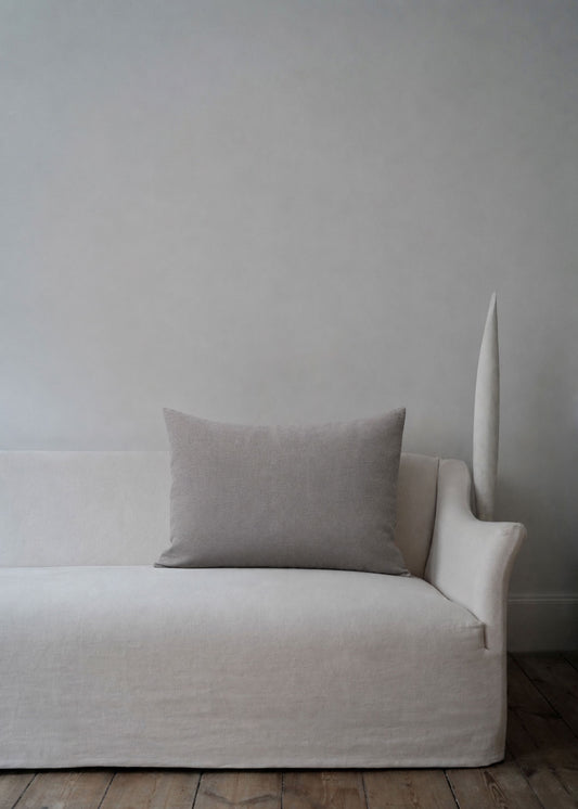 HEAVY LINEN CUSHION COVER LARGE - Fumo