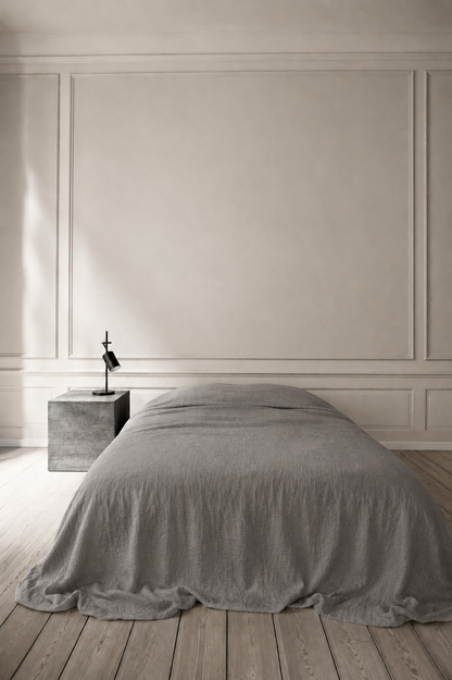 Linen Bedspread - Fumo