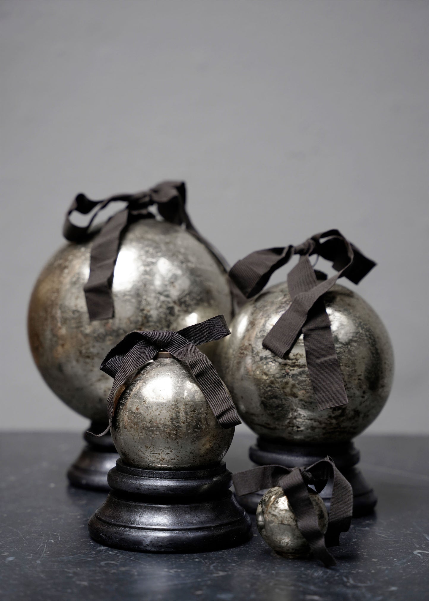 Enameled Bauble Silver - Medium