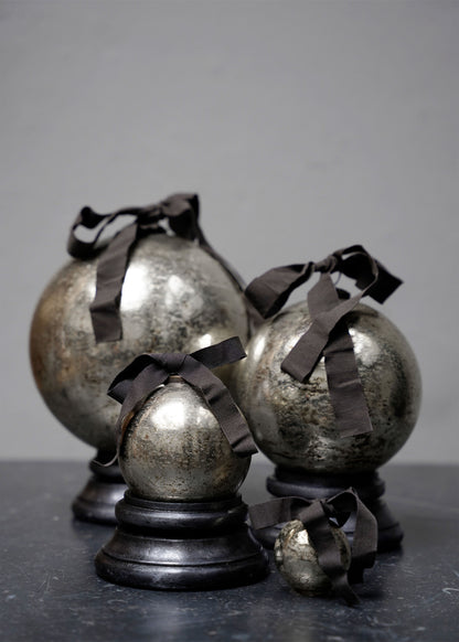 Enameled Bauble Silver - Medium