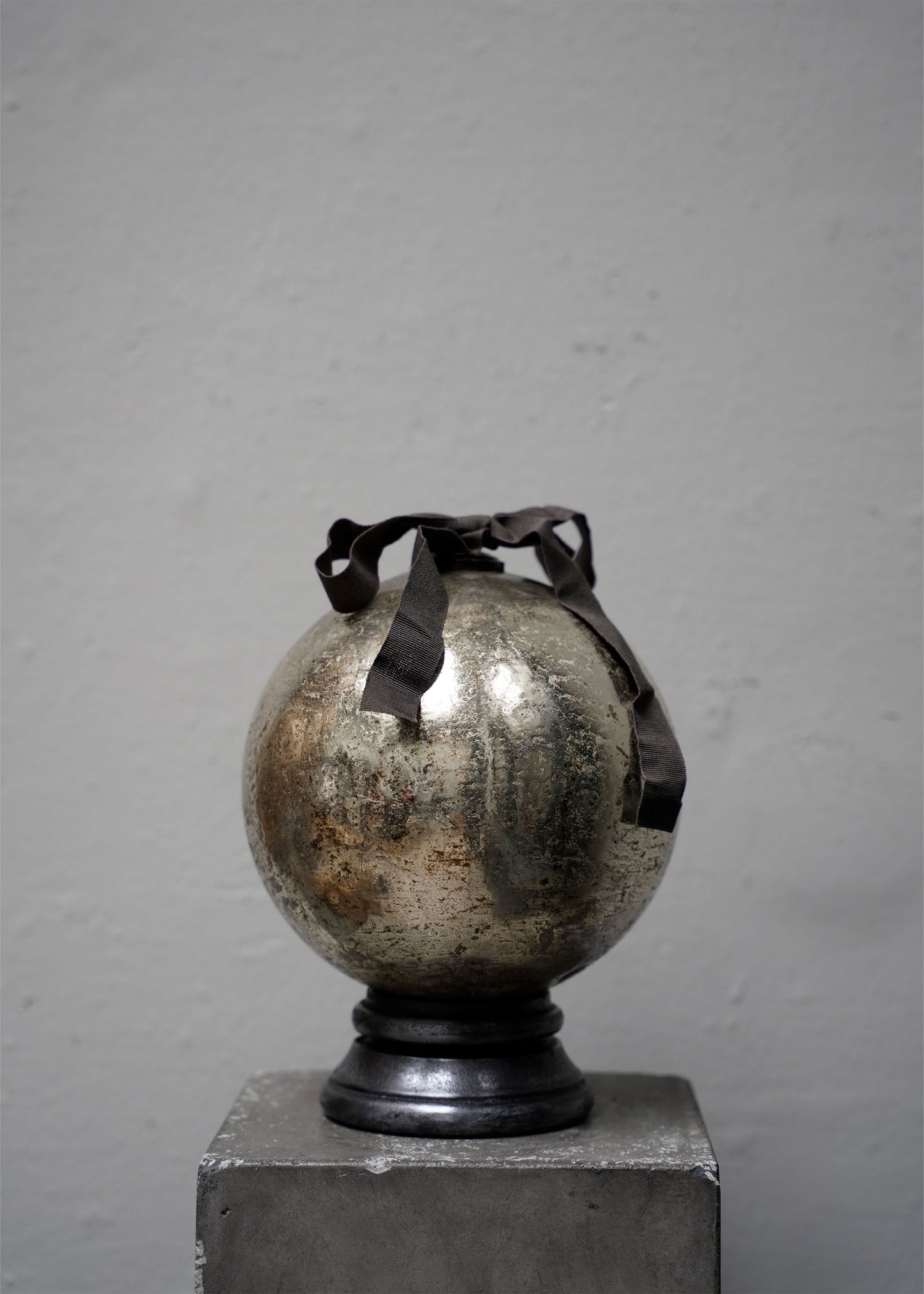 Enameled Bauble Silver - Large