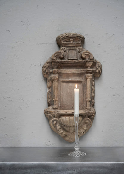 Mouth Blown Glass Candleholder - Small