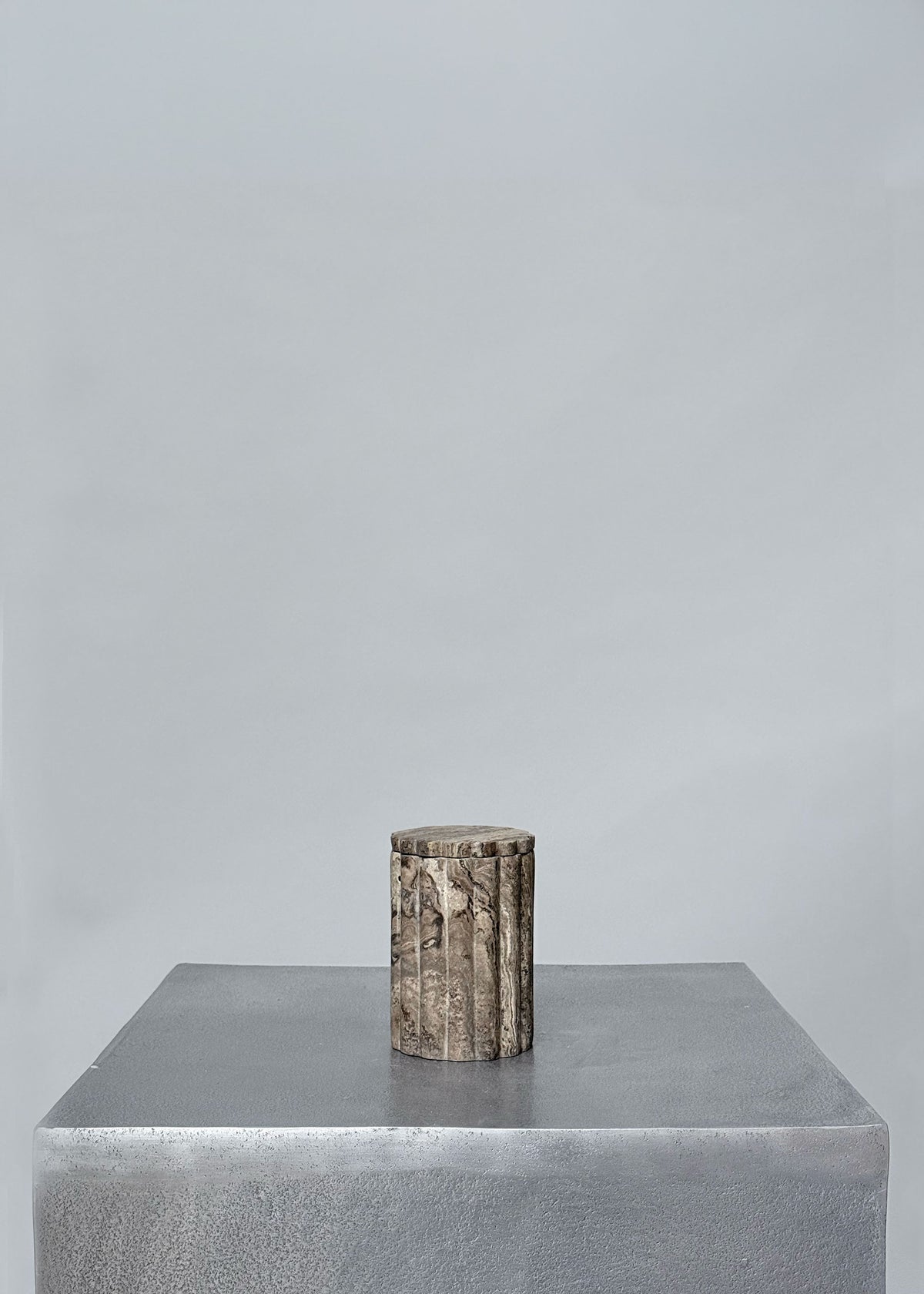 Travertine Jar