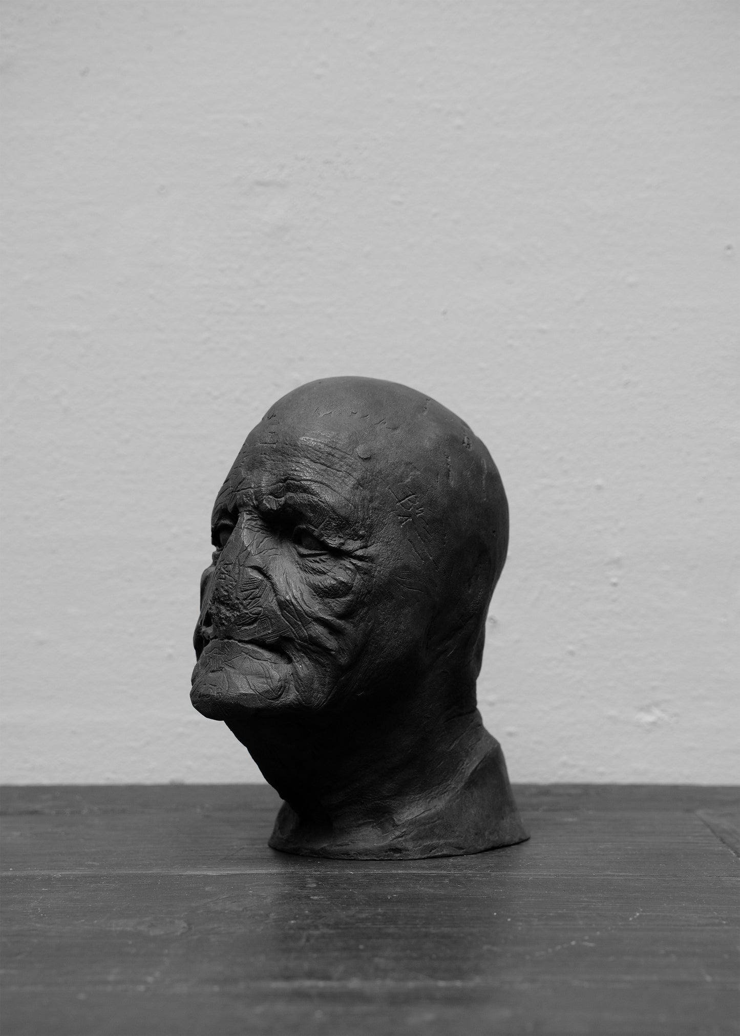 "BRONZE HEAD" BY KAARE GOLLES