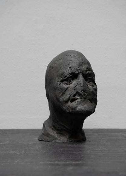 "BRONZE HEAD" BY KAARE GOLLES