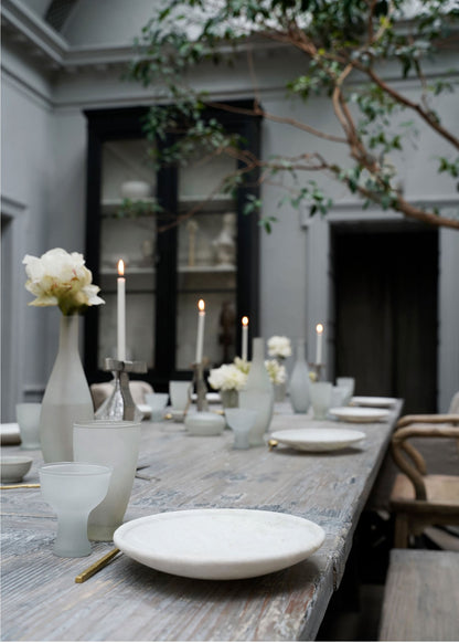 White Marble Plate