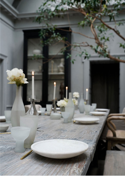 White Marble Plate