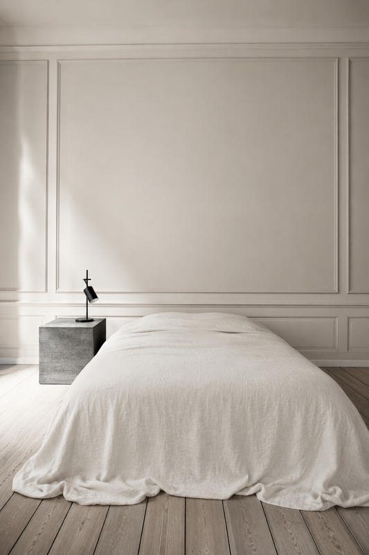 Linen Bedspread - Marmo