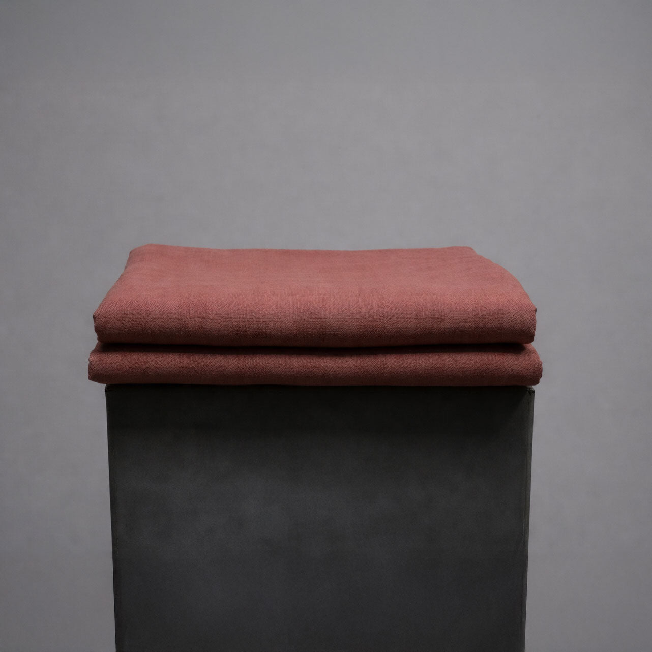 Linen Bedspread - Mattone