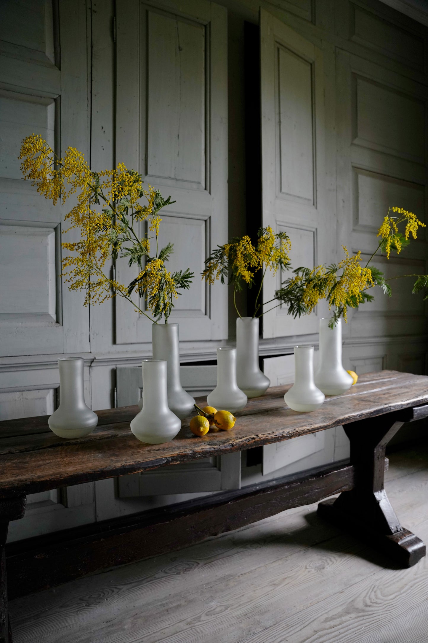 Matte Glass vases by Oliver Gustav