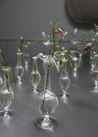 Twisted glass vases - Small/Large