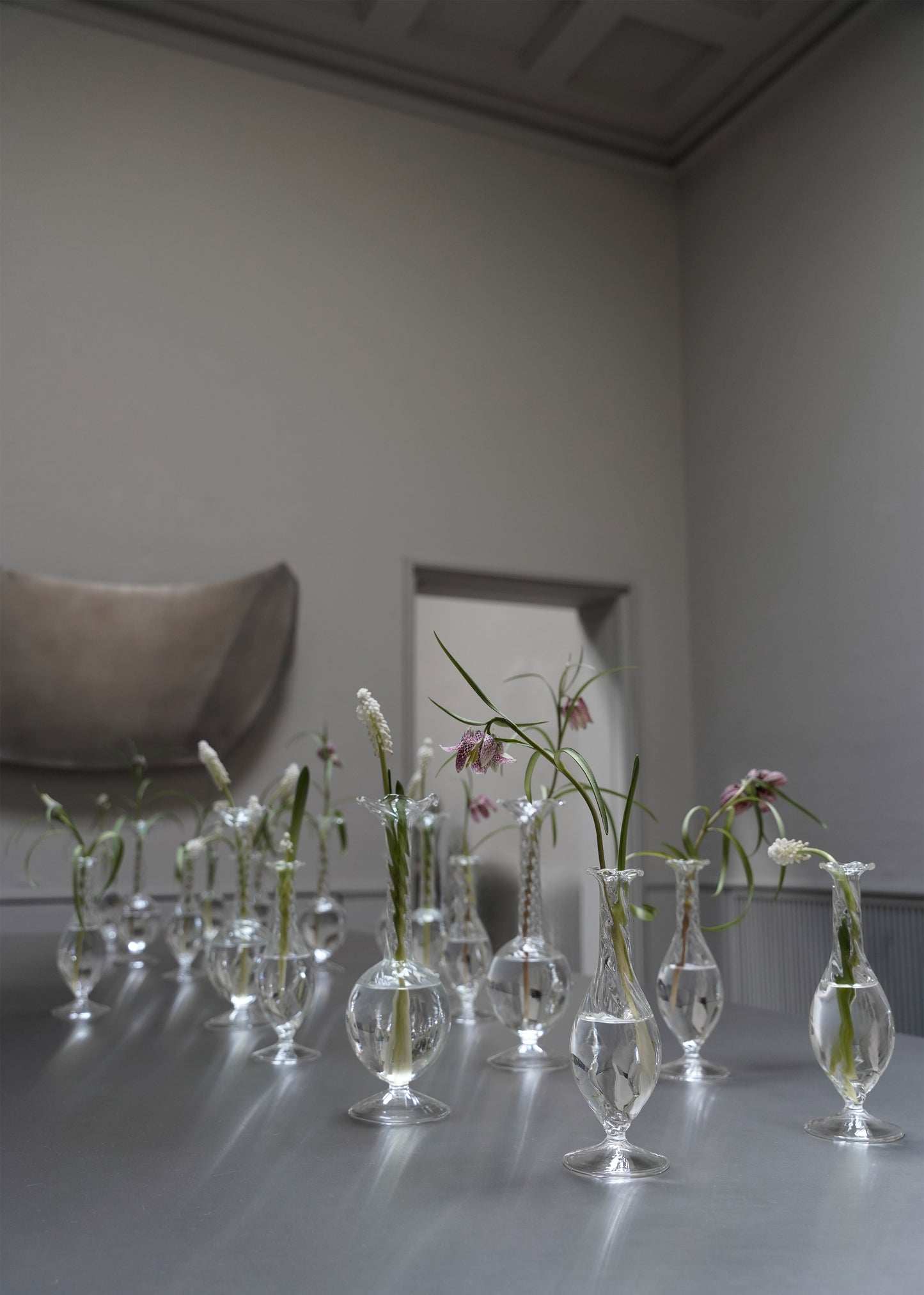 Twisted glass vases - Small/Large