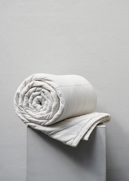 Fine Cotton Quilt Blanket - Marmo