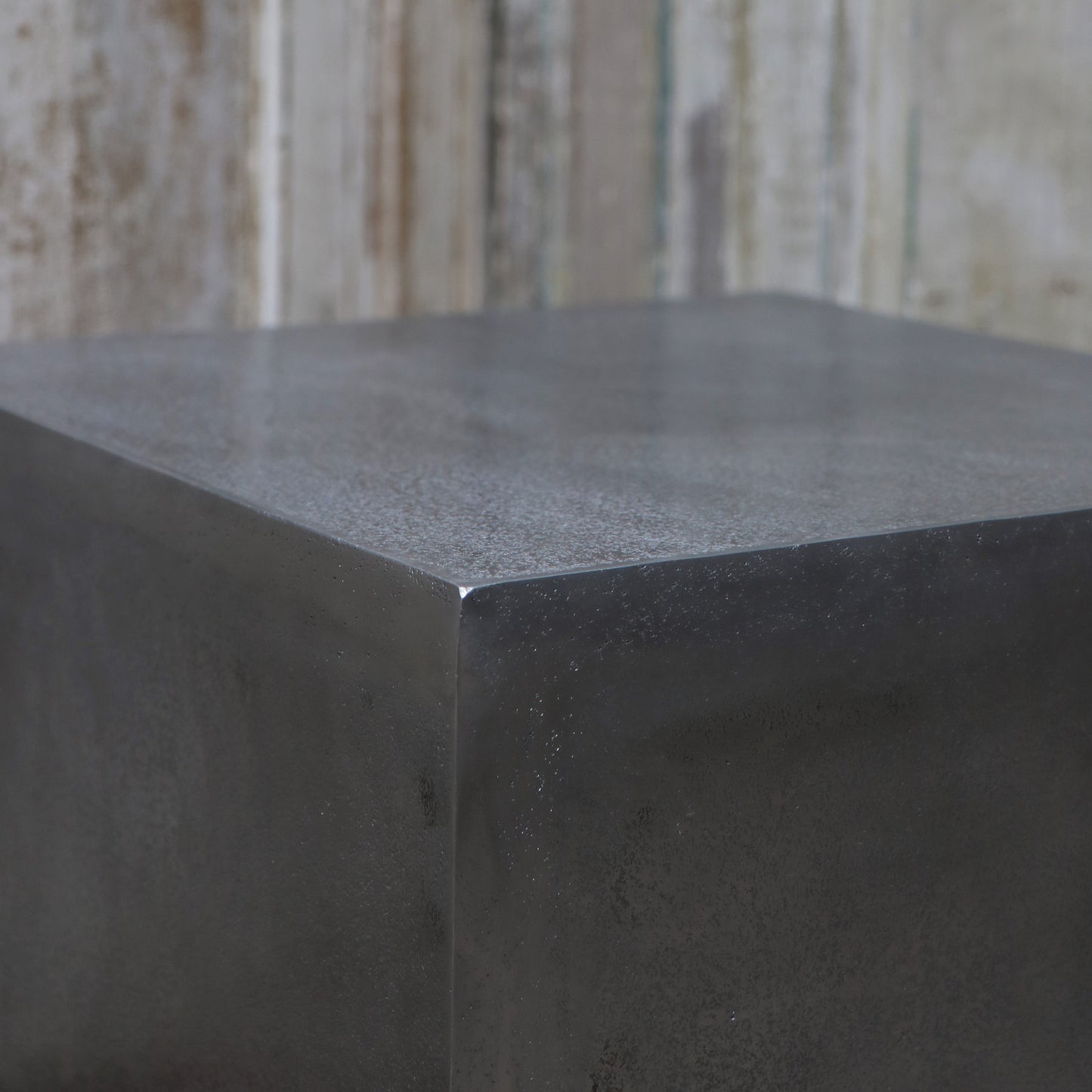 ALUMINUM SIDE TABLE FROM JOURNEY BY OLIVER GUSTAV