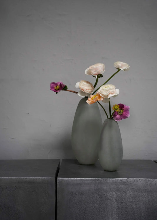 "Matte Oval Vase - Small/Large" by Oliver Gustav