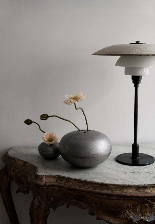 Round Aluminum Vase - Large by Oliver Gustav