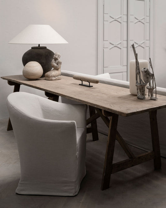 "ROUND DINING ARMCHAIR" BY OLIVER GUSTAV
