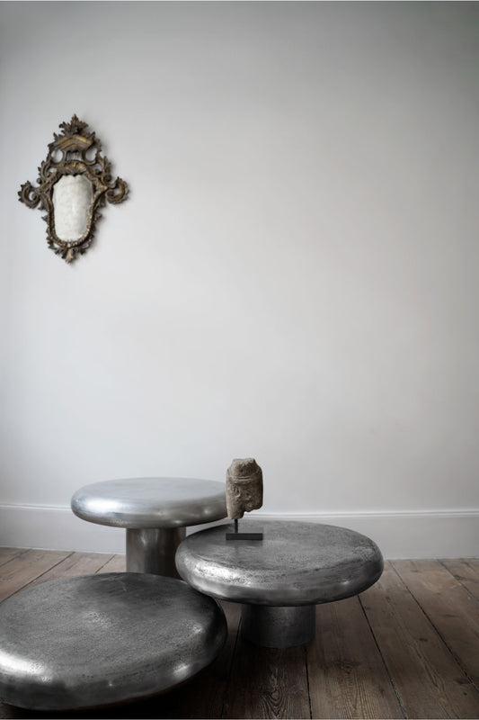 Round Aluminum Table Medium from Journey by Oliver Gustav