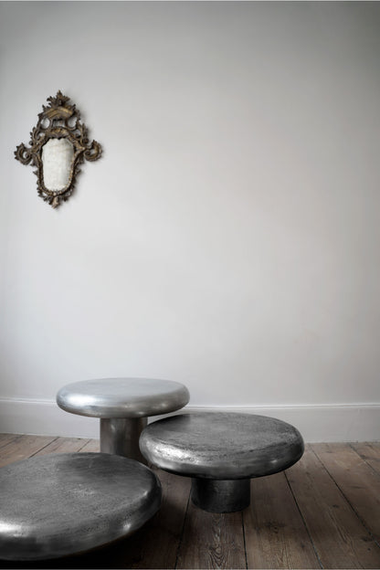 Round Aluminum Table Small from Journey by Oliver Gustav