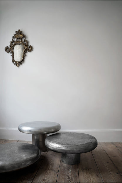 Round Aluminum Table Large from Journey by Oliver Gustav