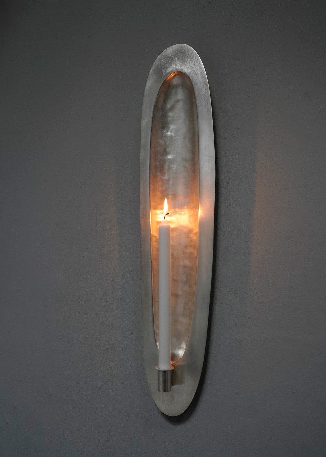 "REFLECTING FLAME I – SILVER PLATED" by CHRISTIAN + JADE