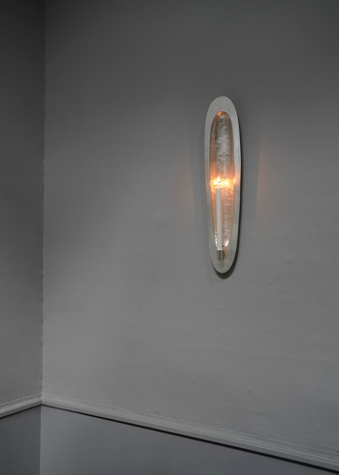 "REFLECTING FLAME I – SILVER PLATED" by CHRISTIAN + JADE