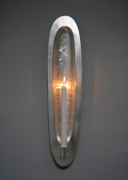 "REFLECTING FLAME I – SILVER PLATED" by CHRISTIAN + JADE