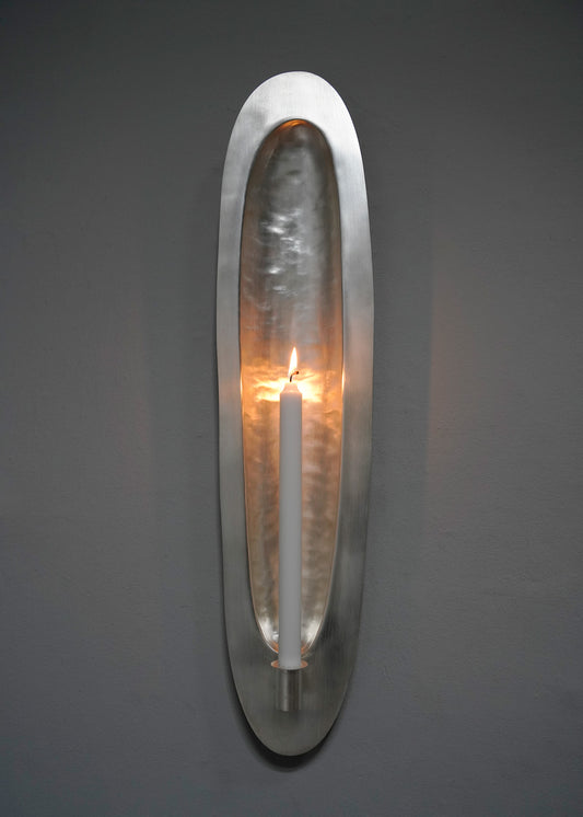 "REFLECTING FLAME I – SILVER PLATED" by CHRISTIAN + JADE