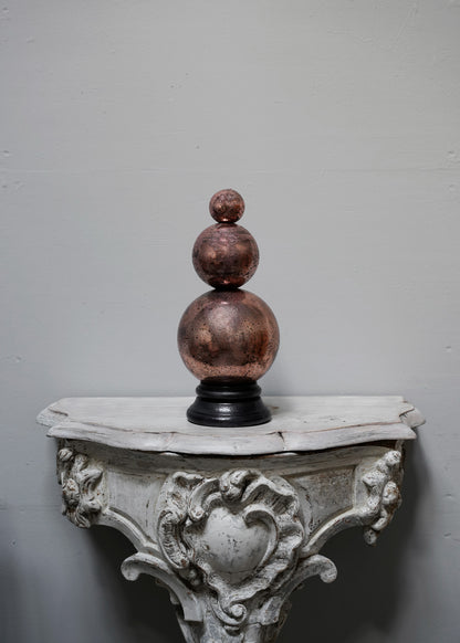 Snowman on aluminum stand in Pink - Small