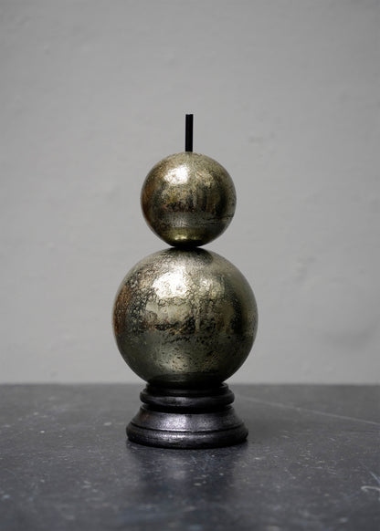 Snowman on aluminum stand in Green - Small