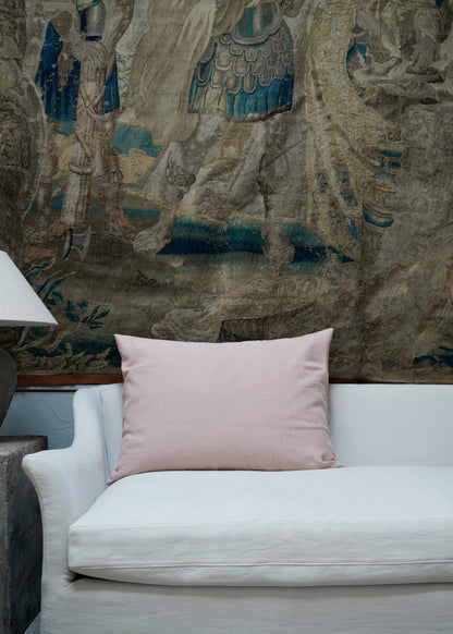 Linen Cushion Cover Large - Verbena