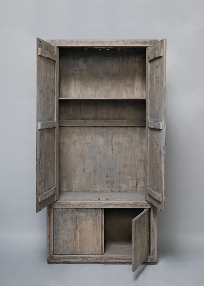 Tall wooden Asian cabinet