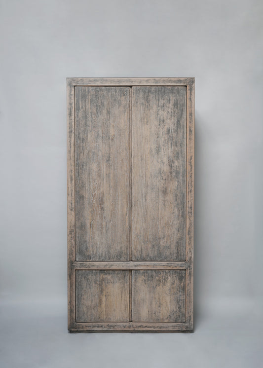 Tall wooden Asian cabinet