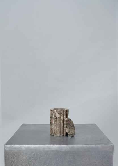 Travertine Jar