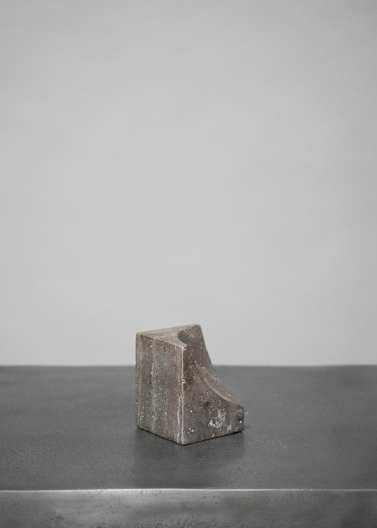 Travertine sculpture/ bookend